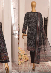 HZ Asasa Embroidered Printed Lawn Collection'25 Vol-02 D-07
